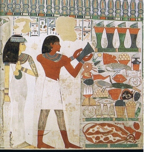 Fresco found in the tomb of Nakht (detail)